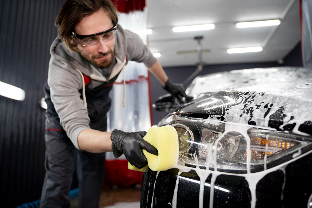 Professional car washing service